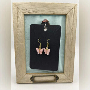 3 for $20 Delicate Pink Butterfly Dangle Earrings “You Pick 3”